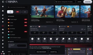 casinova sports screenshot