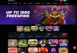cosmobet casino hp screenshot