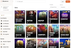 bitcasino io games screenshot