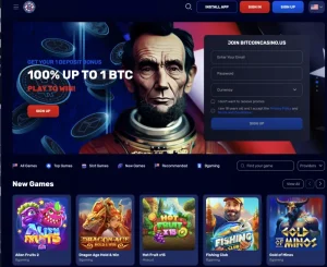 bitcoincasino us screenshot