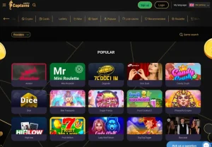 captainsbet screenshot