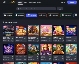 mbitcasino games screenshot