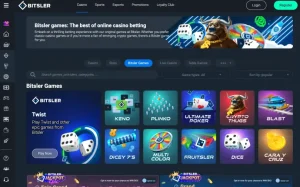 bitsler games screenshot