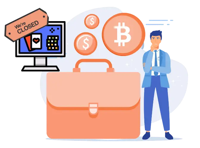 closed crypto casinos