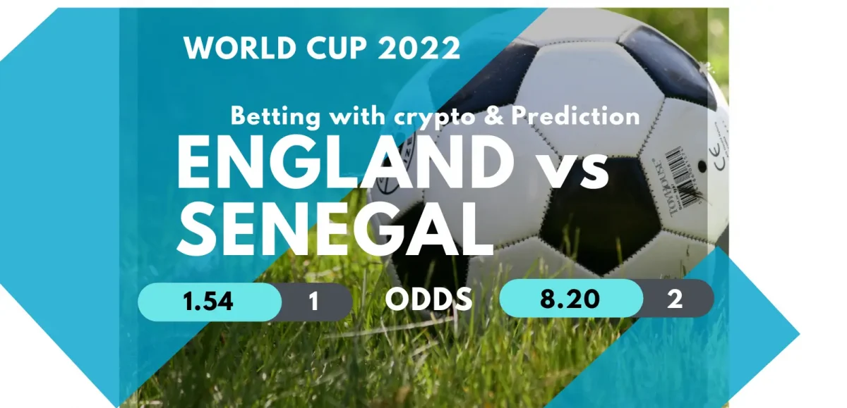 England vs Senegal Prediction, Odds & Betting with cryptocurrencies