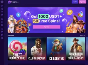 crashino casino screenshot
