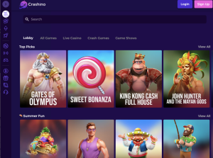 crashino games screenshot