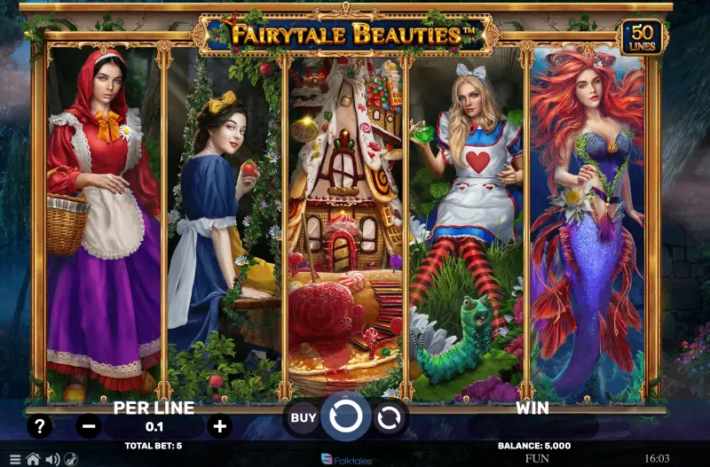 Fairytale Beauties (Spinomenal) slot - screenshot Fairytale Beauties (Spinomenal) slot - screenshot