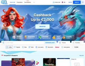 ice casino hp screenhot
