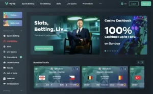 vave casino hp screenshot