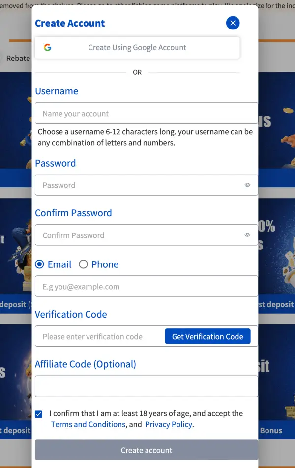 Ole777 - registration