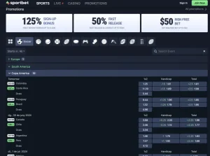 sportsbet one sportsbetting screenshot