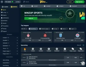 winz io sports screenshot