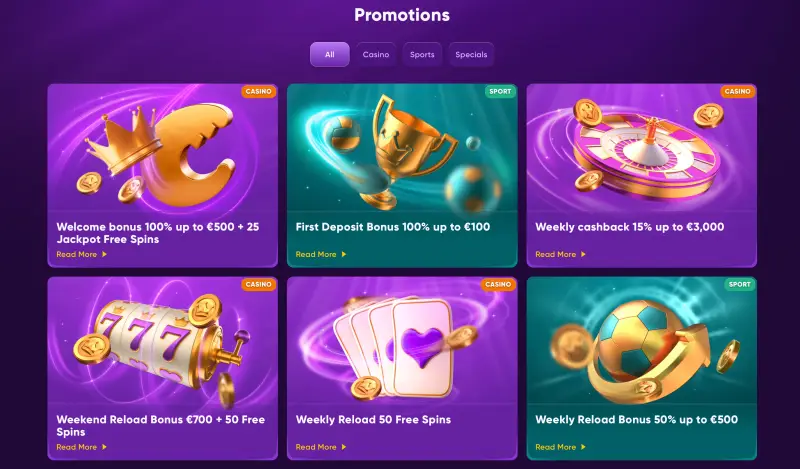 Kingmaker casino bonuses