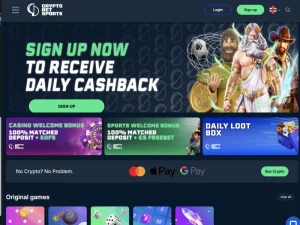 cryptobetsports hp screenshot