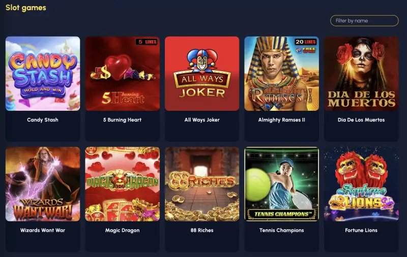 betchain casino games 1