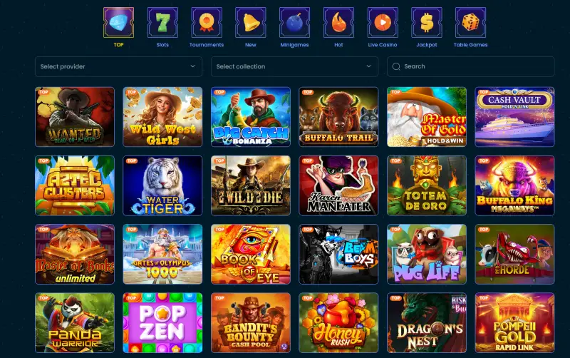 rollino casino games