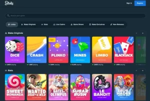 stake casino games screenshot