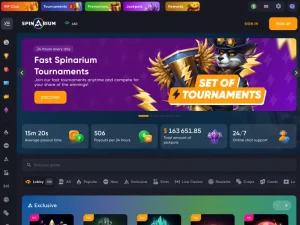 spinariun casino screenshot