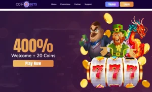 coinbets777 hp screenshot