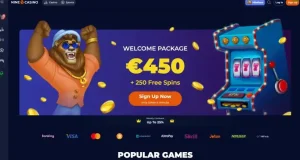 ninecasino hp screenshoot