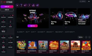bitstrike casino hp screenshot