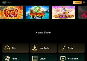 fullhousecrypto casino screenshoot