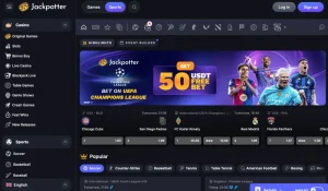 jackpotter sports screenshot