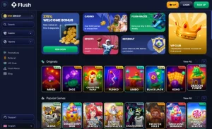flush casino screenshot
